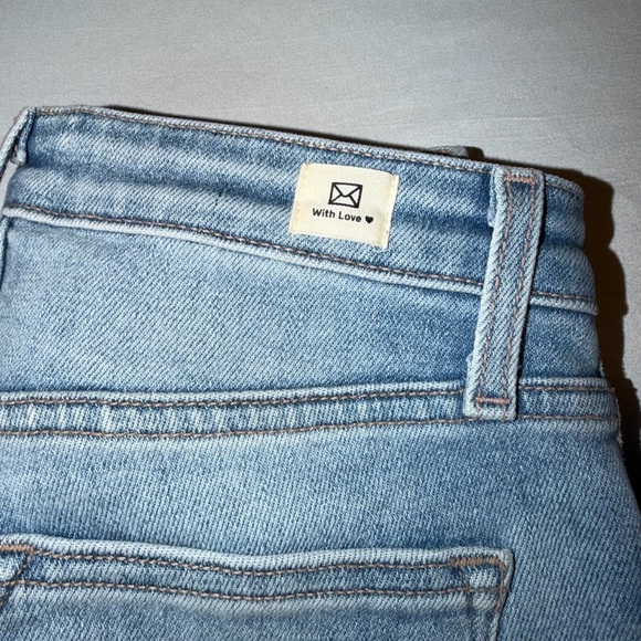 L.T.J Letter To Juliet Bambino Jeans Size 24 Light Wash Flare Stretch Denim - Picture 2 of 8